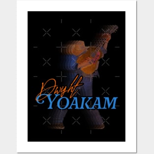 Dwight Yoakam Retro Country Icon Tribute Posters and Art